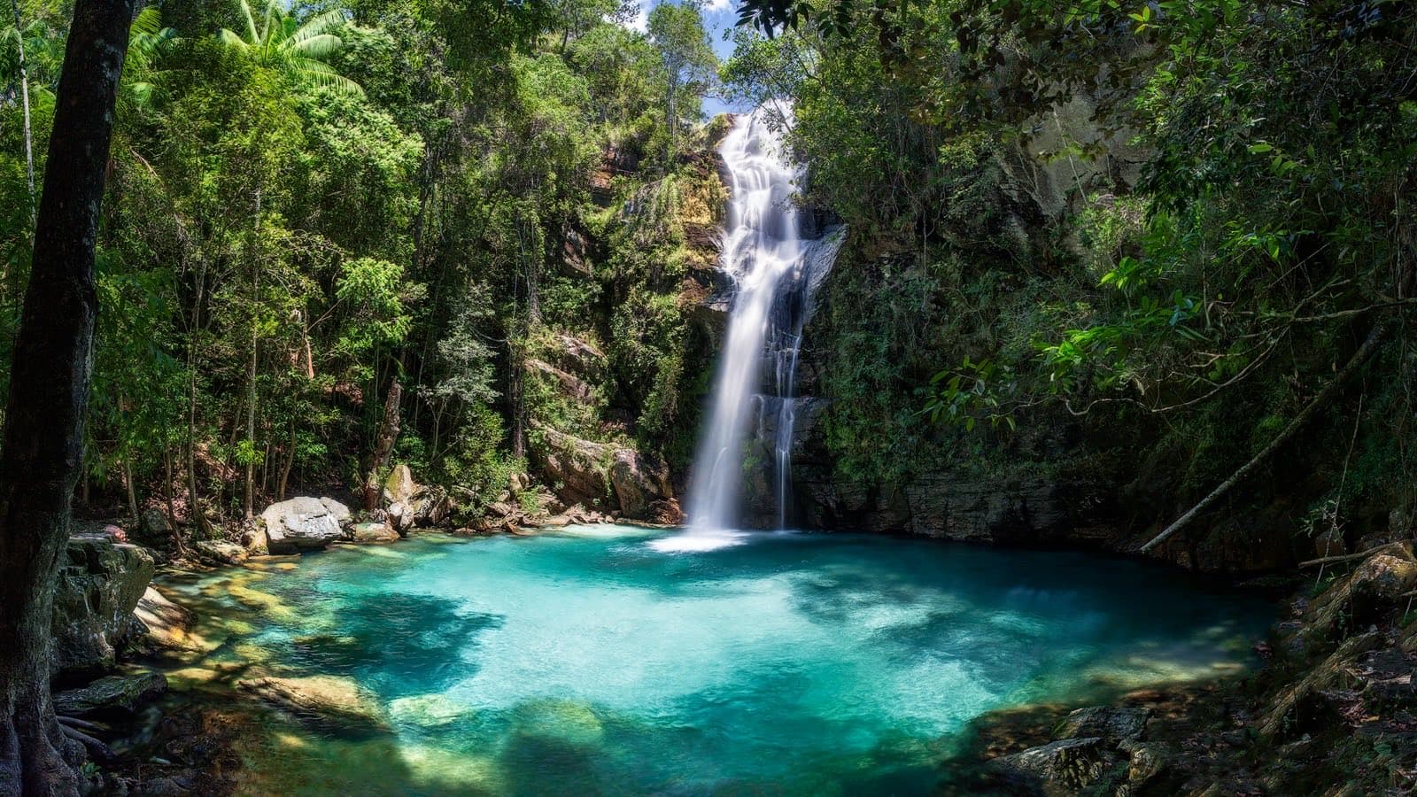 Cachoeira Santa Bárbara - Comunidade dos Kalungas