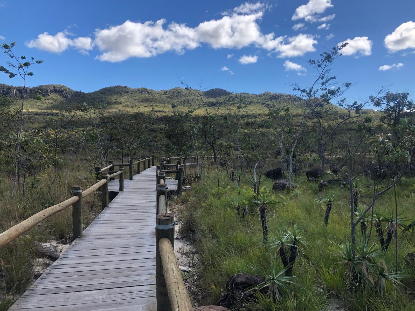 Trilha no Parque Nacional Chapada dos Veadeiros